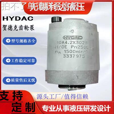 HYDAC贺德克齿轮泵10A4.2X302B 10A2X302B 10A3.75X488B 10A油泵