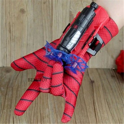 Superhero Spiderman Figurine LED Sound Light Spider Man Mask