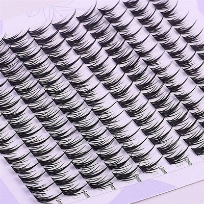 160 Rows Cluster Lashes Faux Mink Eyelashes Cluster Natural