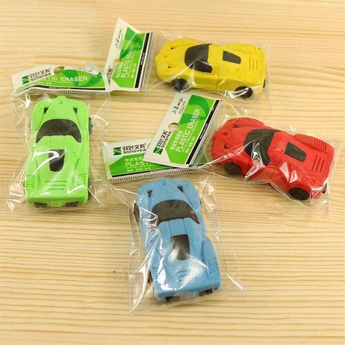 1 PCs Creative Cartoon Racing Car Student Child Environmenta