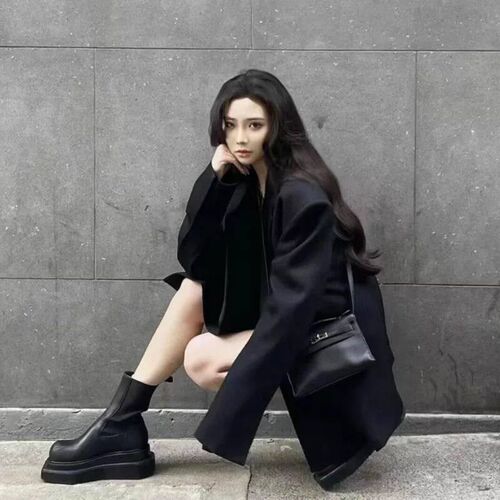 Luxury Design Men Chelsea Boots Women Shoes Thick Sole Platf