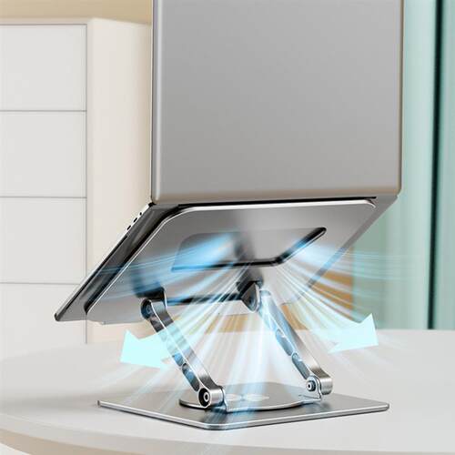Foldable Laptop Holder Stand Height Adjustable Hollowed Cool