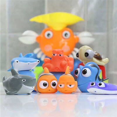 Baby Bath Toys Finding Nemo Dory Float Spray Water Squeeze T