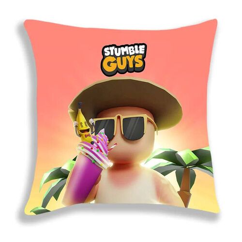 Cute Cartoon Pillowcase Game Stumble Guys Pillow Case 45x45c