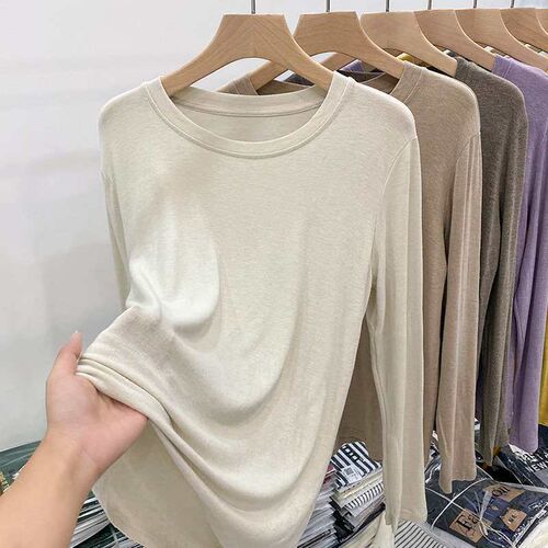 ft Waxy Mask T Early Spring Autumn and Winter New Loose Long