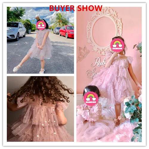 Lace Christmas Dress Girls New Year Costume Princess Wedding
