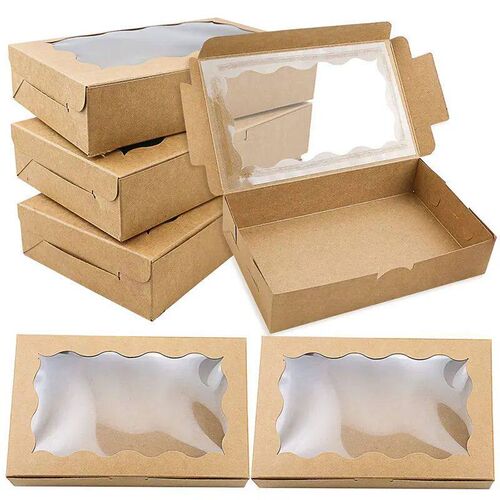 10pcs Cake Boxes Wth Wndow Bakery Boxes Pastry Boxes For Cak