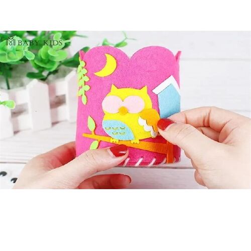 5Pcs/Set Kids DIY Craft Pencil Holder Educational Toys For C