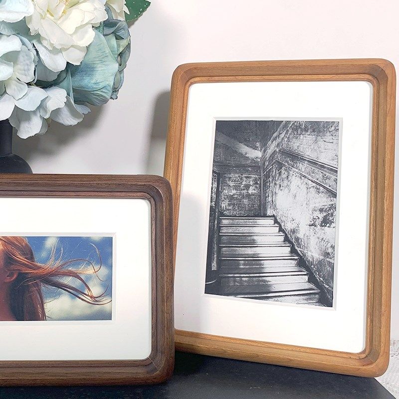 实木榫卯圆角相框摆台7/8/10寸留存洗照片做成画框装裱原木定制,家居饰品,相框/画框,淘宝优惠券,粉丝福利购,淘宝优惠卷