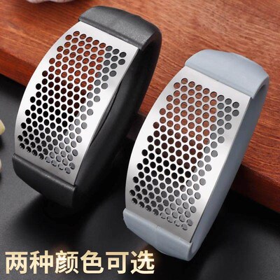 New Garlic Press Tool, Manual Ring Garlic Crusher for Making