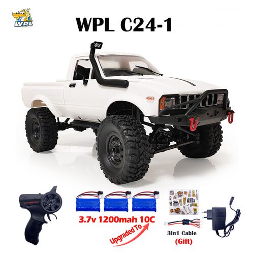 WPL C24-1 Full Scale RC Car 1:16 2.4G 4WD Rock Crawler Elect