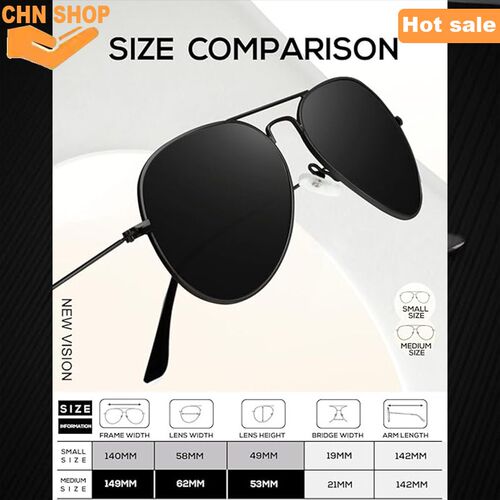 Classic Aviator Sunglasses for Men Sun glasses UV Blocking