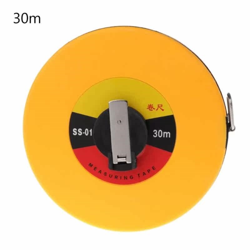 Fiber Measuring Tape 10/15/20/30m Hand-held Disc Flexible Ru