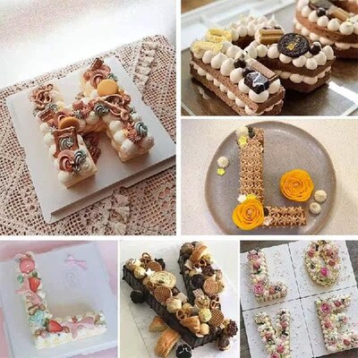 26 Alphabet A-Z Cake Mold DIY Baking Mold Cookie Decorating