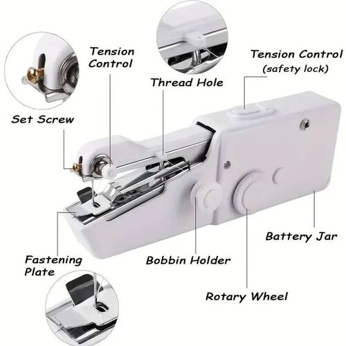 1pc Handheld Sewing Machine Mini Sewing Machine, Portable Se