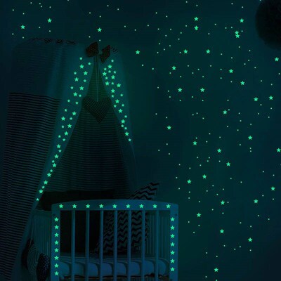 Luminous Wall ers for Kids Rooms Dots Stars Ceiling Wall Dec