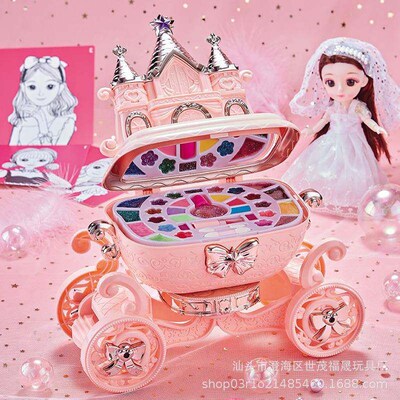 Kids Makeup Toy For Girls Waable Cosmetic Toy Set Wh跨境