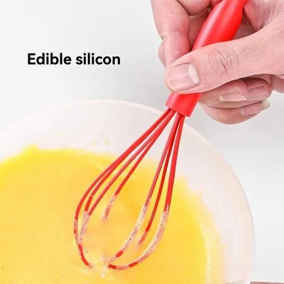 Ini Manual Egg Beater 6 Inch Mini Silicone Mixer Cream Whisk