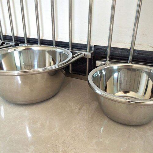 Fixed pet bowl dog bowl hanging feeding bowl large size