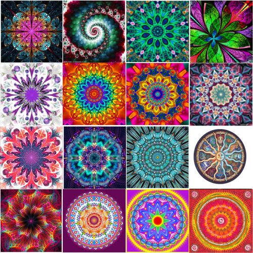 5D diamond painting full diamond mandala round diamond embro