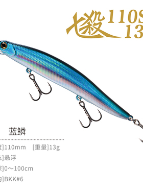 DNE去路亚【七杀】米诺淡水翘嘴专杀鳜鱼鲈鱼远投钓鱼路亚饵