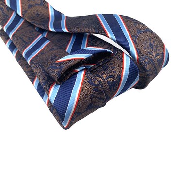 2025 Striped Tie for British Gentlemen Street Style with Sui
