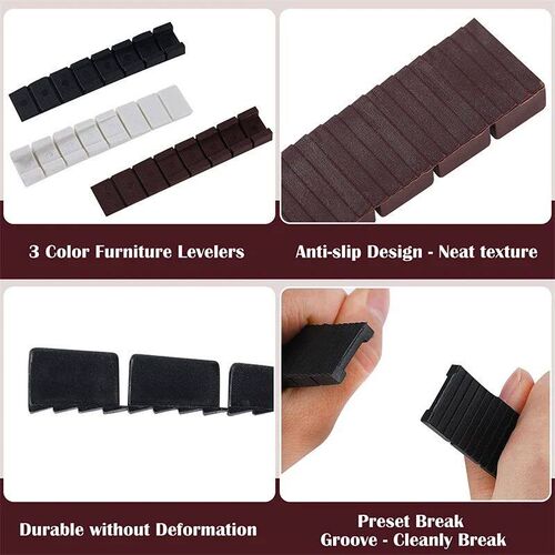 10/20 PCS Flexible Plastic Wedges Shims Leveling Table Shims