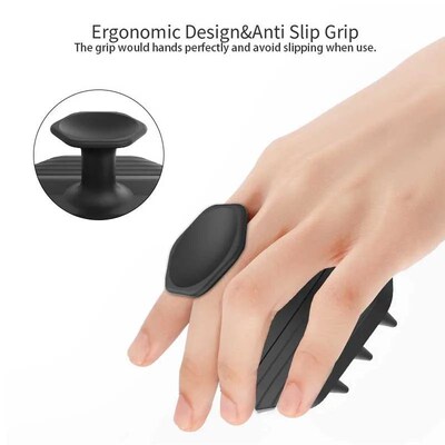 Silicone Shampoo Scalp Hair Massager Head Body Scalp Massage