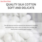 Women Soft Mask Relax Aduld Men Night The For Sleeping Silk