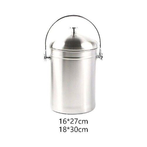 Stainless Steel Compost Bin Garbage Bin Food Scraps Bread