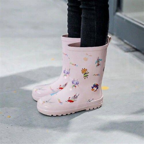 Rain Boots for Toddlers Girls Boys Printed Wellington Boots