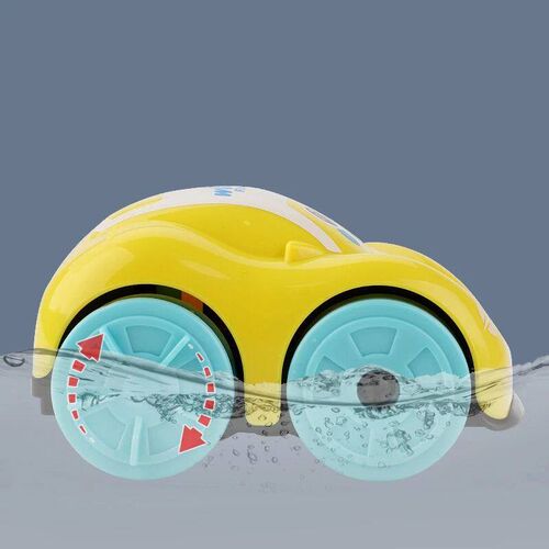 Children Bath Water Playing Toys ABS Clockwork Car Cartoon V
