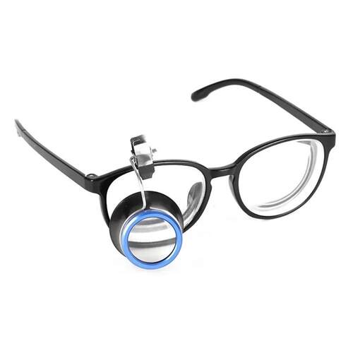 5X 10X 20X Eyeglass Magnifier Clip-On Eye Loupe Magnifying