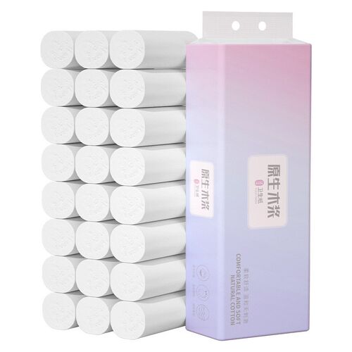 14-roll toilet paper整箱厕纸地摊卫生纸工厂木浆擦手