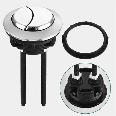 Toilet Flush Button Replacement 38mm Double Function Round