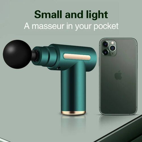 Portable electrc fasca gun wth 6 ntensty levels for deep tss