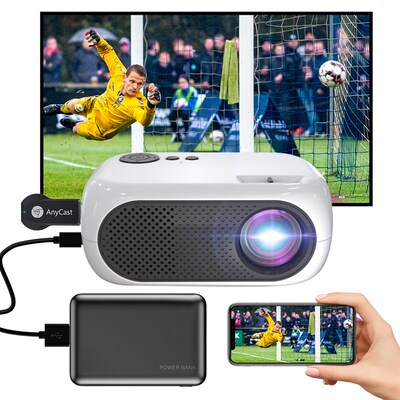 Mini Projector Support 1080P Full HD Native 360P LED Project