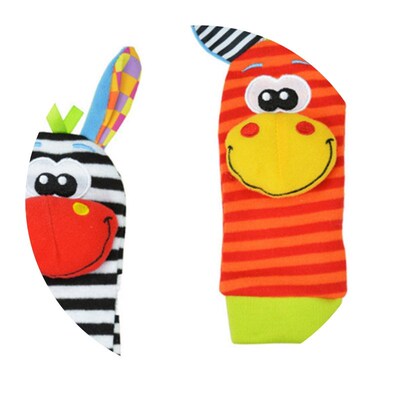 Infant Baby Kids rattle toys Wrist Foot Socks for Newborn