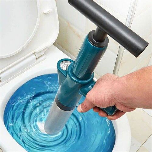 Pro Toilet Opener Pump High Pressure Pipe Plunger Toilet