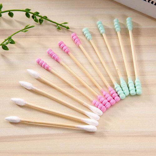 100pcs/ Pack Double Head Cotton Swab Women Makeup Cotton Bud