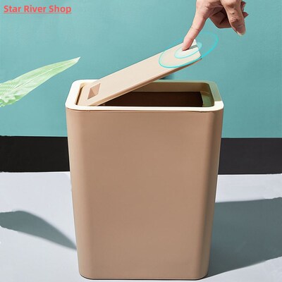 Trash Can Waste Bin For Kitchen Bathroom Toilet Narrow Type
