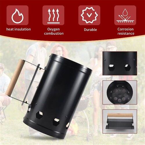 Barbecue Tools Fast Point Charcoal Ignition Barrels Carbon