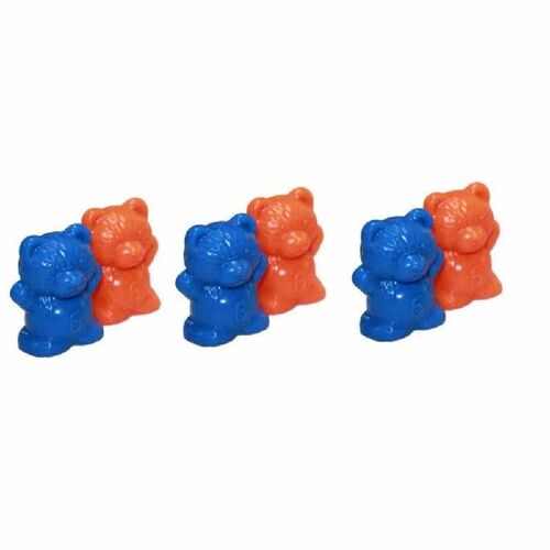60Pcs Colorful Bear Shape Counters Toy Counting Numbers