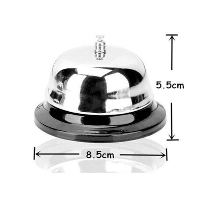 Front Desk Bell 3.3 Inch Hotel Bell Anti Slip Base Ring
