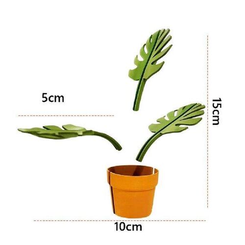 Monstera Toothbrush Holder Toothbrush Organizer Decorative