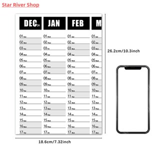 2025 Annual English Calendar Korean Desktop Wall Calendar Cr