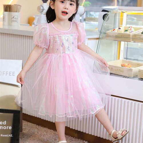 Girls Dress Summer New ren Rnbow Butterfly Wings Princess Dr