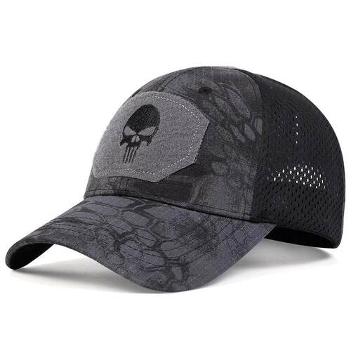 Skull Tactical Military Airsoft Cap Adjustable Breathable Su