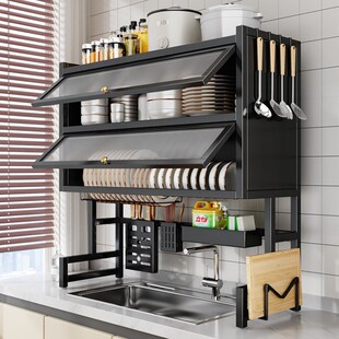 dish rack plate sink dis Kitchen storage drain