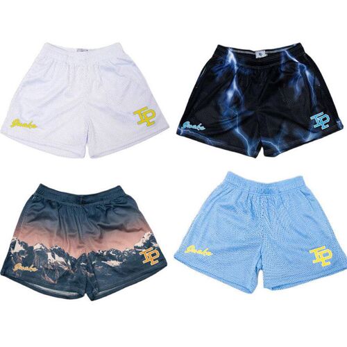 Inaka Power Shorts Men Women Classic  Workout Mesh Shorts On